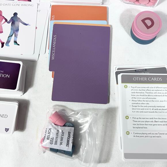 Fog of Love: Romantic Comedy Board Game by Jacob Jaskov Complete Used - Picture 10 of 11